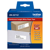 Brother White Continuous Length Paper Tape - DK2210