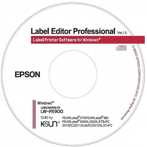 Epson Label Editor Professional Software