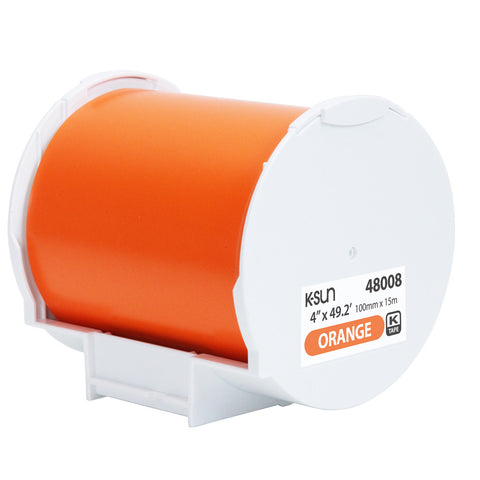 K-Sun 4" x 49.2' Orange Supply Roll - 48008