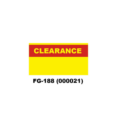 Monarch 1131 "CLEARANCE" Labels (8 rolls) - 000021