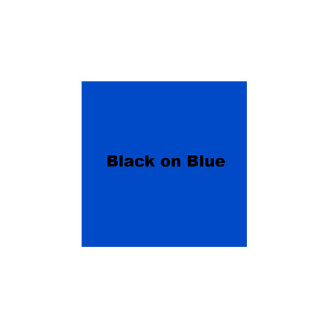K-Sun 3/4" Black on Blue Tape 26ft - 618BB