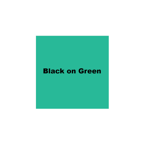 K-Sun 3/4" Black on Green Tape 26ft - 618BG