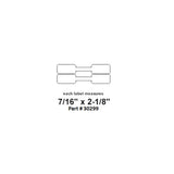 Dymo 30299 White 2-up Jewelry Labels (Barbell Style)