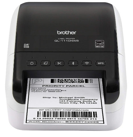 Dårligt humør Arabiske Sarabo Justerbar Brother QL-1110NWB Wide Format Label Printer with Wireless Connectivit –  Image Supply