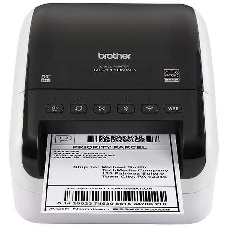 Brother QL-1110NWB Wide Format Label Printer with Wireless Connectivity